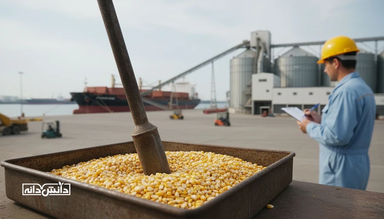 مقایسه مبدا واردات ذرت با تمرکز بر کنترل کیفیت، ریسک و زمان حمل در زنجیره تامین خوراک دام