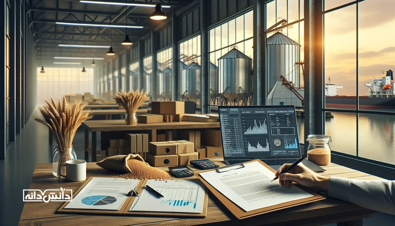 بررسی قرارداد خرید خارجی نهاده دامی در دفتر لجستیک بندر با پس زمینه سیلوهای غلات و کشتی حمل، مرتبط با بندهای کیفیت و دیرکرد و اختلاف