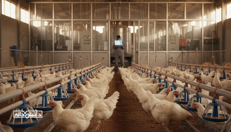 کاربرد یادگیری ماشین برای پیش‌بینی ضریب تبدیل خوراک (FCR) در مرغداری با داده‌های فارم و داشبورد تحلیلی محو