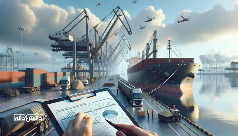 نمایی مستند از بندر و تخلیه نهاده دامی برای کاهش دموراژ و کوتاه کردن زمان ترخیص کالا