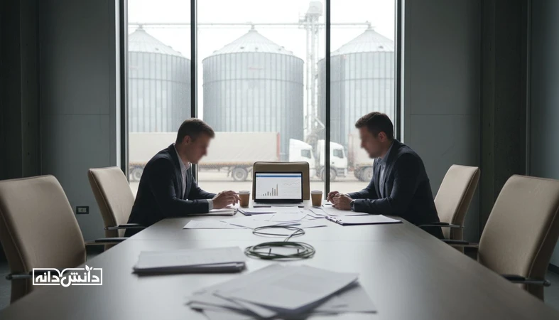 جلسه تحلیل KPIهای وفاداری مشتریان B2B با داشبورد محو و اسناد فروش برای بررسی فروش تکرارشونده و حفظ مشتری