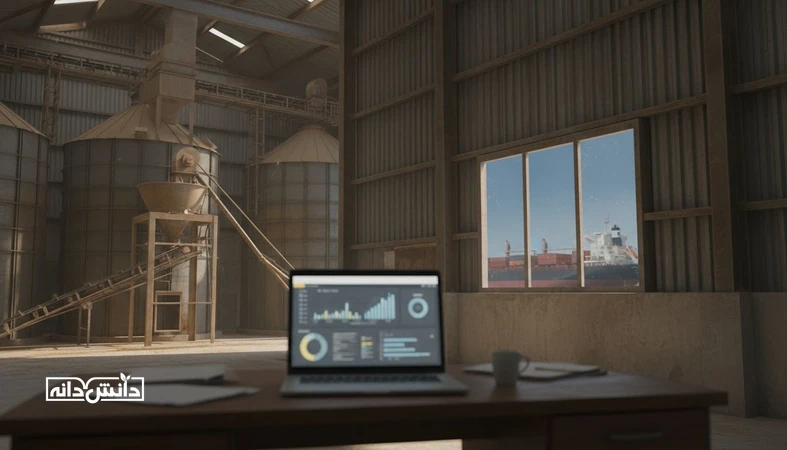 محیط صنعتی سیلو و بندر با داشبورد تحلیلی محو برای بررسی خطاهای تحلیل شبکههای اجتماعی و چارچوب حرفهای تحلیل قیمت نهاده دامی